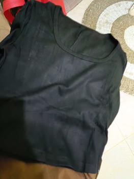 Product Review of Kaos Ramping Leher Persegi Lengan Panjang Putih/Kaos pendek slim fit from R**a 1