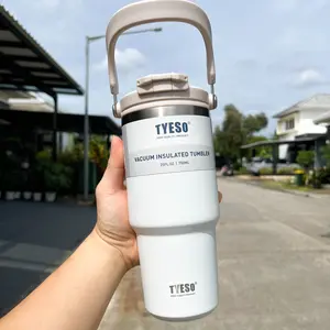 ORIGINAL TYESO Tumbler Tumblr Botol Minum Stainless Steel Vacuum Insulated Bottle Tahan Panas dan Dingin SUS 304 600/750/900/1050/1200 ml