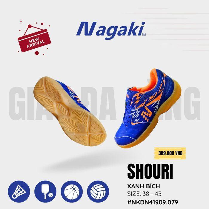 ( Size 35-37 và  44 ) Giày chuyên Pickleball/cầu lông/bóng chuyền cày sân bê tông Nagaki shouri