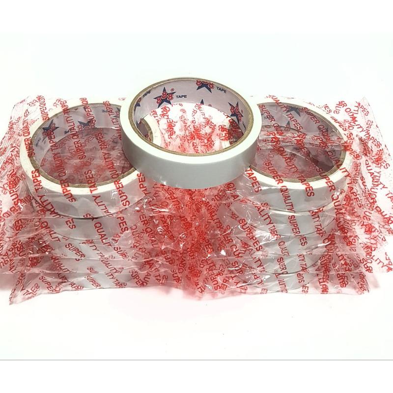 Harga Grosir ( 6pcs ) Double Tape Kertas Putih 1inchX24mmX10yard 0