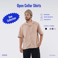 Gambar KOZE Open Collar Shirt All Color - Kemeja Kerah Terbuka Lengan Pendek Semua Warna 2.0 - BROKEN WHITE, M dari koze shop Kota Administrasi Jakarta Timur 4 Tokopedia