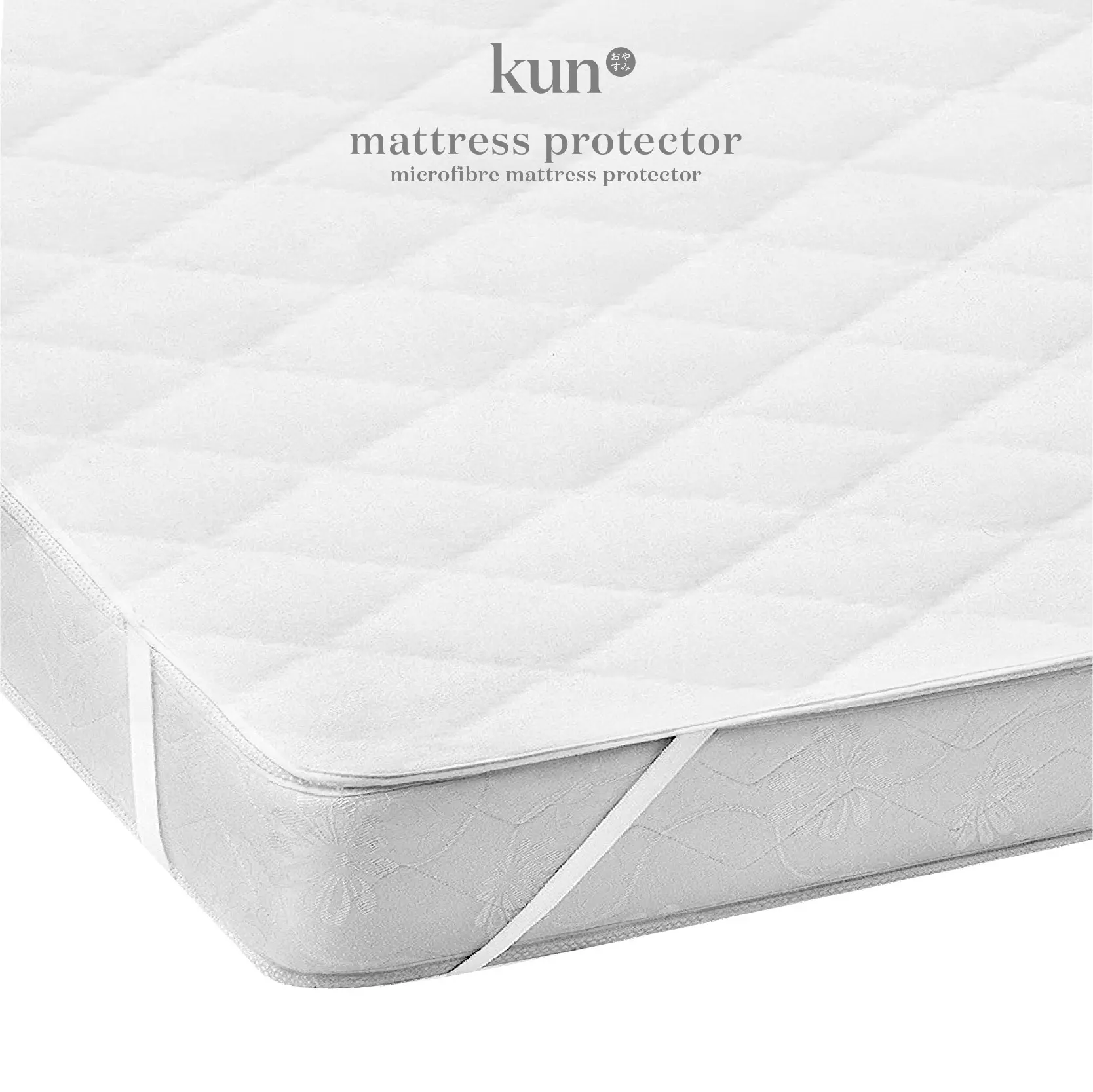 Kun Washable Mattress Protector A Layer Of Protection & Comfort (Elastic Band/Fitted) Washable Pelapik Tilam Tebal