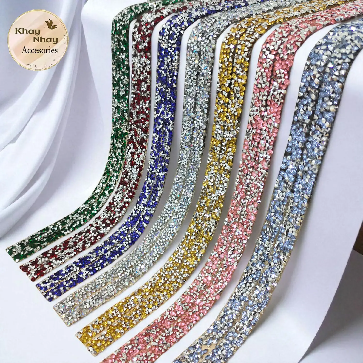 Payet Tikar Gosok | Diamond Kristal gosok 1cm × 40cm ( minimal order 2 baris )