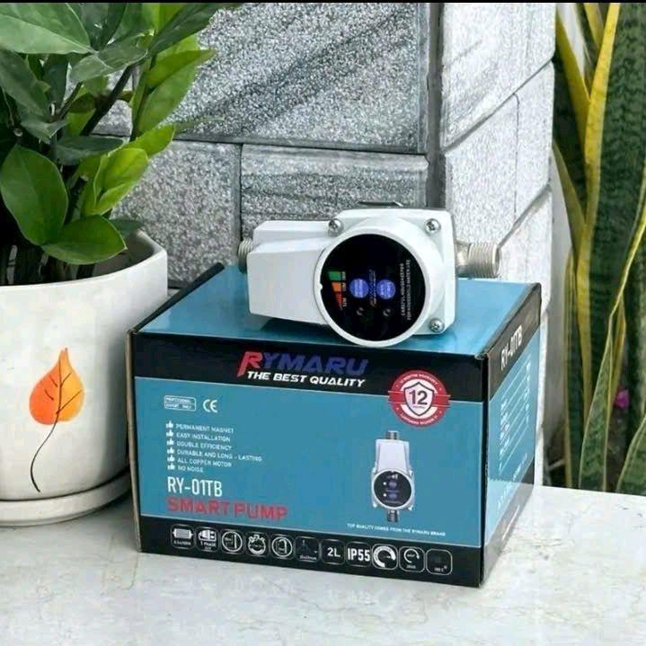 Máy bơm tăng áp mini Rymaru RY-01TB 24V 100W dùng tăng áp thiết bị gia đình vòi sen bồn rửa máy giặt