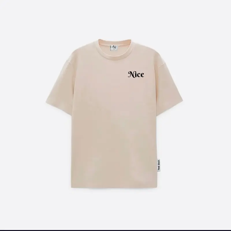 Áo thun The Nice in cao thành 100 cotton co giản 4 chiều , thoáng mát , chất mịn mềm mại - From Áo T- Shirt Nam Menswear mẫu logo 2 4