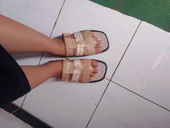 Product Review of RF STORE ~ Sandal Wanita Gesper Sendal Cewek Platform Sandal Terbaru Sandal Kekinian Terbaru cewekmurah 2025 from b**y 1