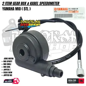 KABEL SPIDOMETER MIO SPORTY + GEAR BOX YAMAHA MIO SMILE SOUL FINO KARBU NOUVO / KABEL KILOMETER / GIRBOX / KABEL SPEDOMETER