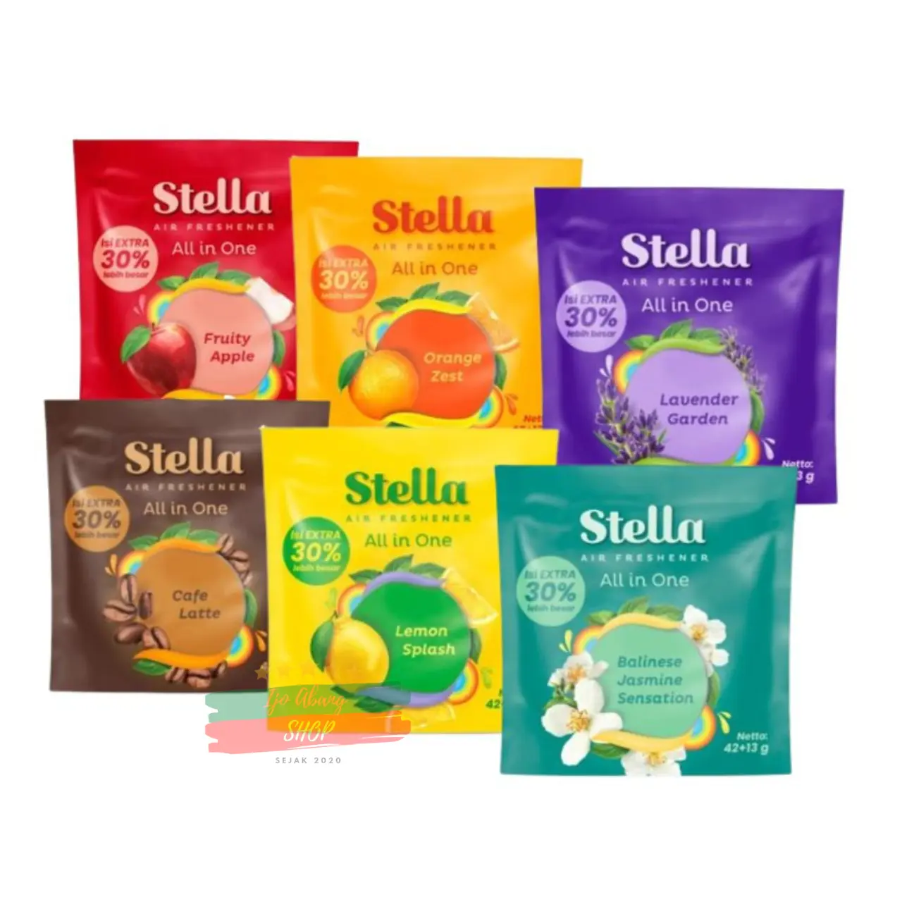 Stella All In One 42+13g Pengharum Ruangan Gantung - Stella Gantung All In One