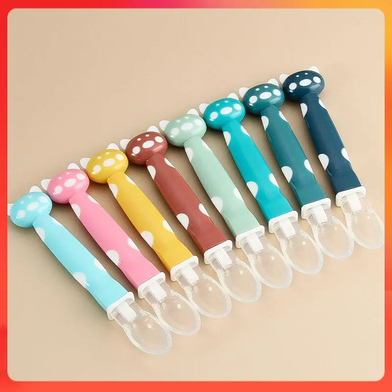 Sendok Katun Piggy Makan Bayi Lentur silikon Tahan Panas / Baby safety spoon / sendok mpasi / sendok lentur anak