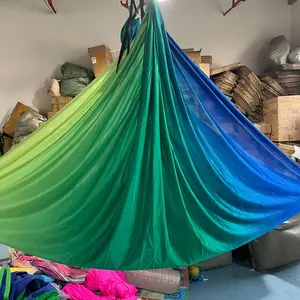 Multicolour 2018 New Aerial Anti-gravity Yoga Hammock Swing Flying Yoga Bed Bodybuilding Gym Fitness Equipment Inversion Trapeze