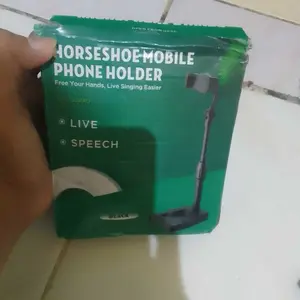 2IN1 Standing Holder Ponsel Penyangga Stand Siaran Langsung Untuk Berputar Menonton Video Stand Tablet Ponsel Multifungsi