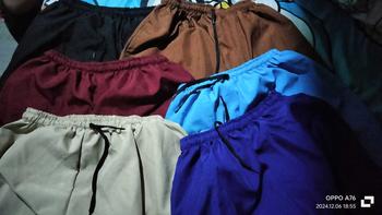 Product Review of 6 PCS Taslan Plain Short for Men 28 to 36 waist up XL size below knee pambahay comfy short for men boy teen adult men from R**😁 0