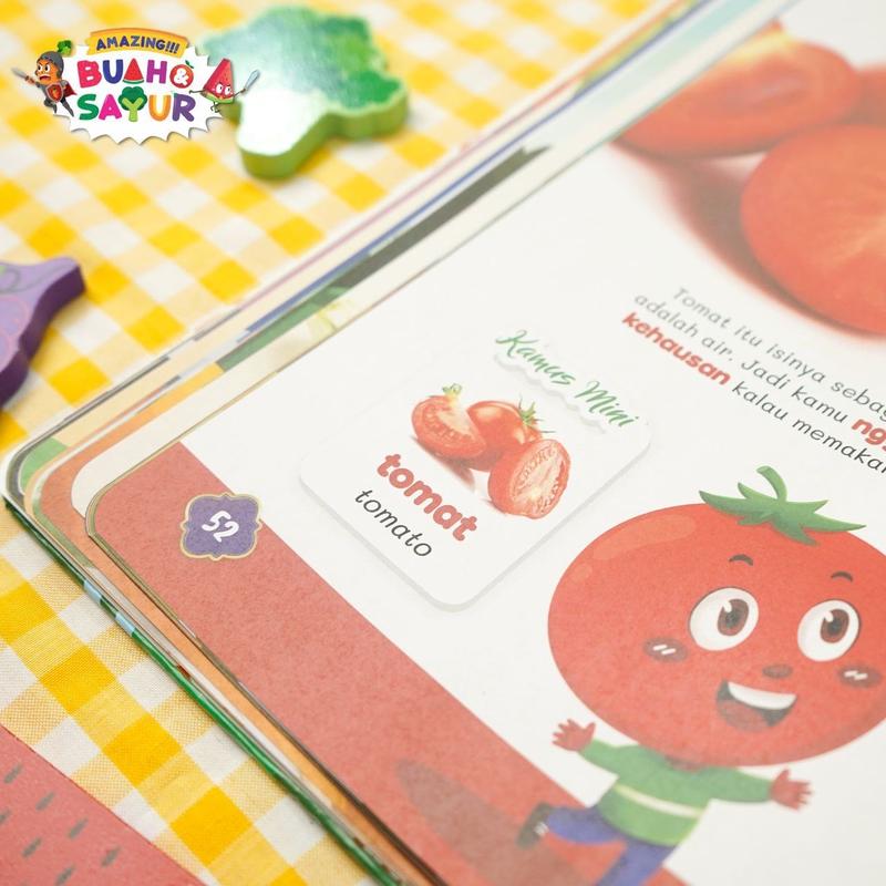 Product Introduction of Buku Anak - Buah dan Sayur - Amazing!!! Buah & Sayur - Buku Ensiklopedia Anak Usia 5+ - Visi Mandiri - Hardcover Books 23