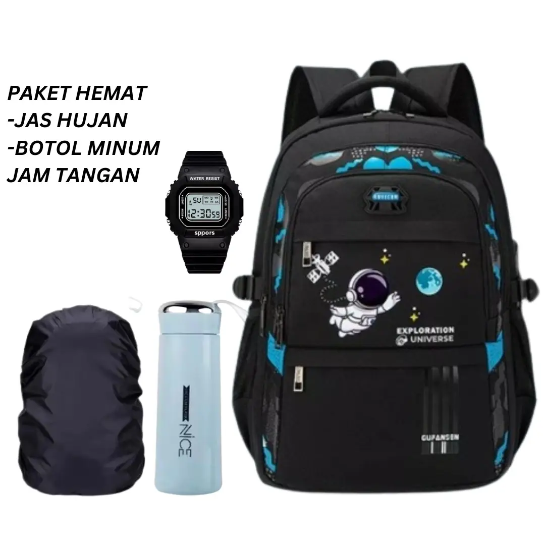 PTB - Tas sekolah anak laki-laki-tas ransel sekolah - tas punggung anti air