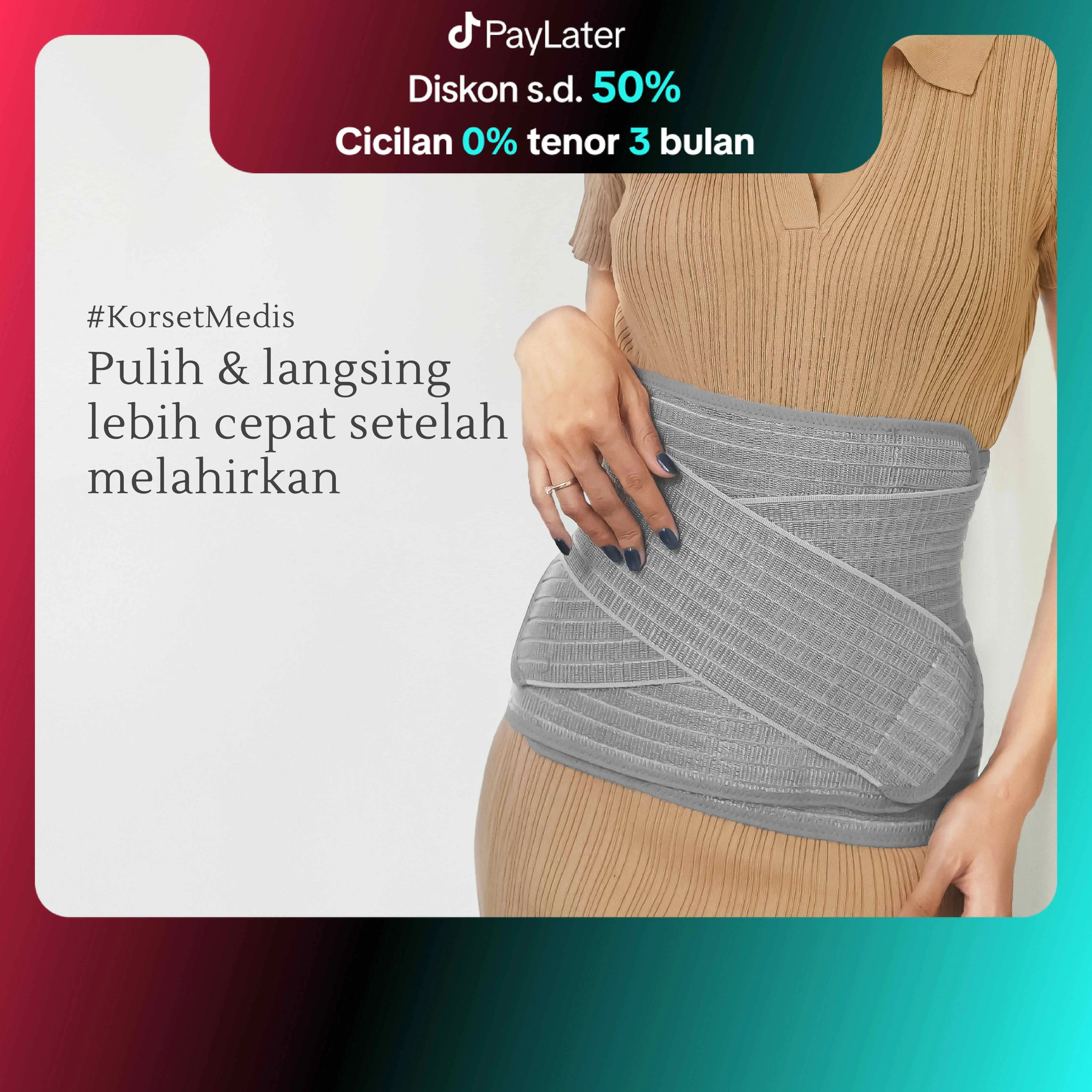 [BEST SELLER] - Mamaway Korset Pasca Melahirkan Nano Bamboo Ibu Maternity Pregnancy Sabuk Perut Bayi Hamil