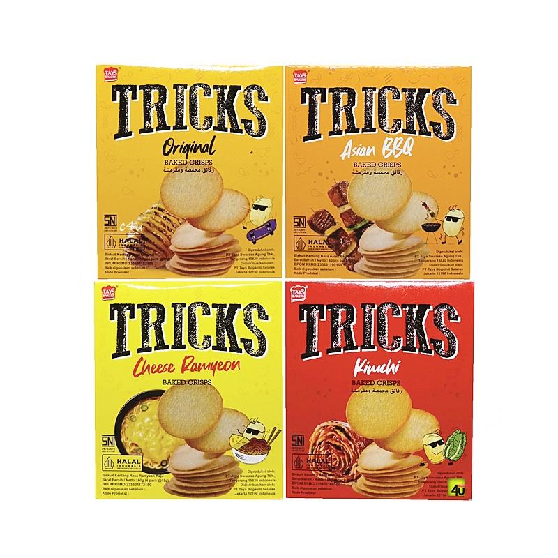 TRICKS - Baked Crisps Potato Biscuit - 1 kotak 0