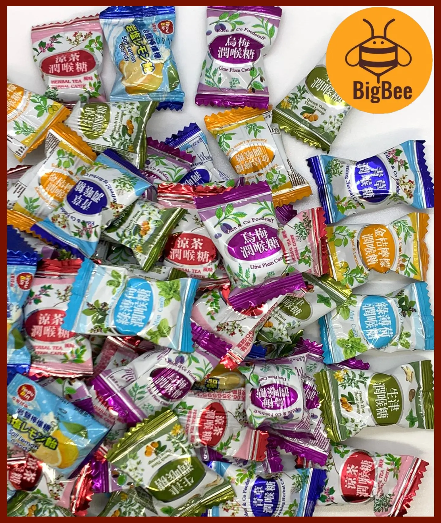 [500g/pkt] Refreshing Herbal Candy - Peppermint / Mint / Ume Plum / Kumquat & Lemon / Herbal Tea / Quench Thirst Throat / Salt Lemon