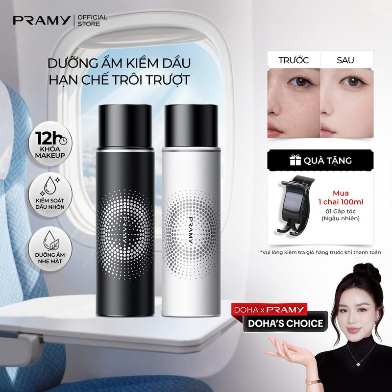 PRAMY Xịt Khoá Nền Makeup Artist Khóa Chặt Lớp Trang Điểm Bền Bỉ Kiềm Dầu Lâu…