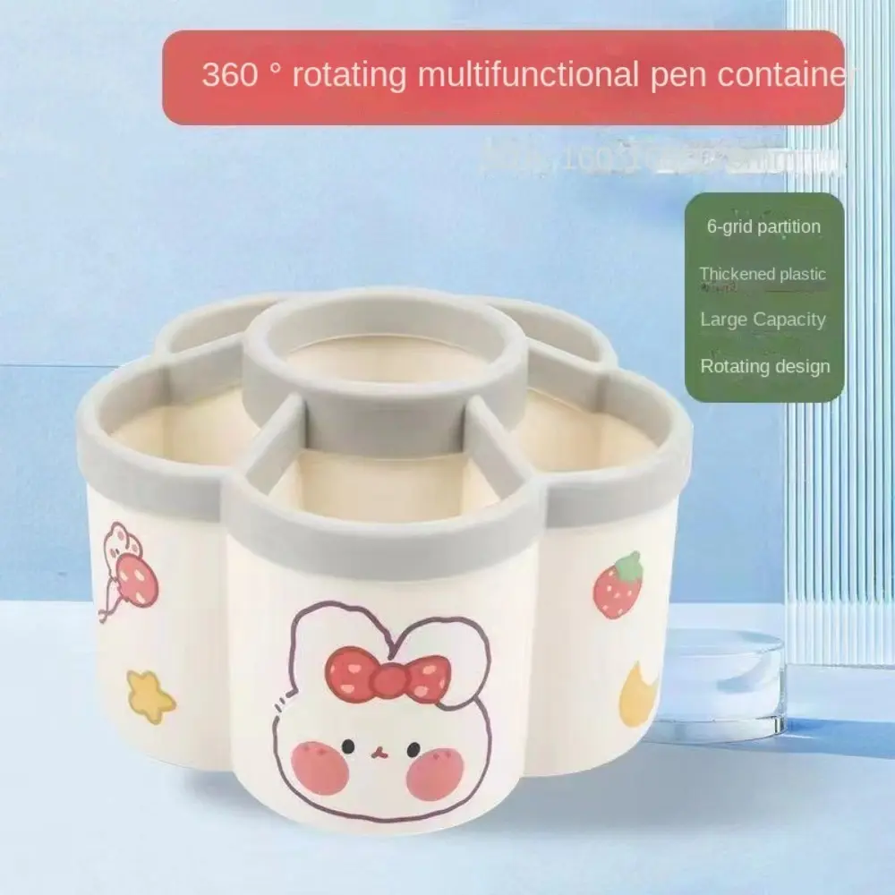Hộp Đựng Bút Xoay, Hàng Mới Về, Thiết Kế Dễ Thương, Làm Bằng ABS, Có Thể Dùng Làm Cốc Đựng Đồ, Thích Hợp Để Bàn