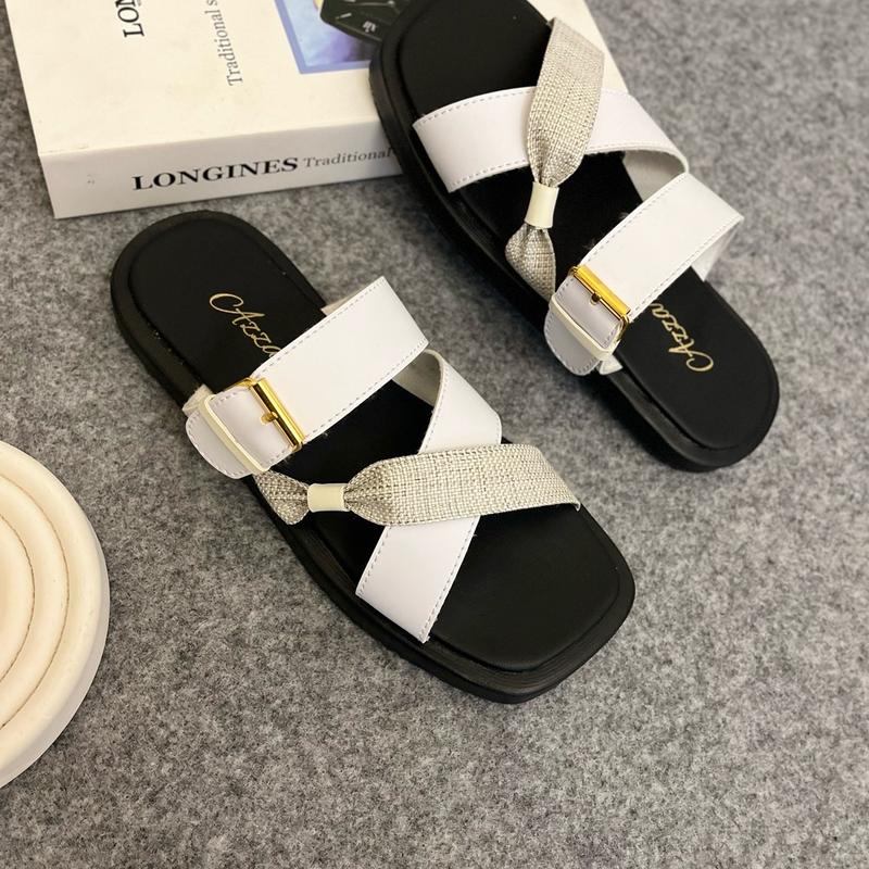 Sendal Selop Silang Sandal Wanita Platform Korea Style Kekinian 6