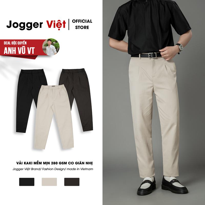 Quần Dài Kaki Ống Côn Nam Chất Vải Kaki Co Dãn 280 Gsm Không Xù Quần Kaki Cao Cấp Nam Văn Phòng Thanh Lịch May Chuẩn Q239