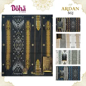Sarung ARDAN SGJ Songket Gunung Jaquard [MOTIF TERBARU] Gold Muslim Santri