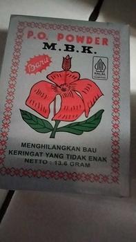 Product Review of P.O MBK Powder Silver/Putih Box (isi 12)/Bedak MBK Super/Biasa from f**5 1