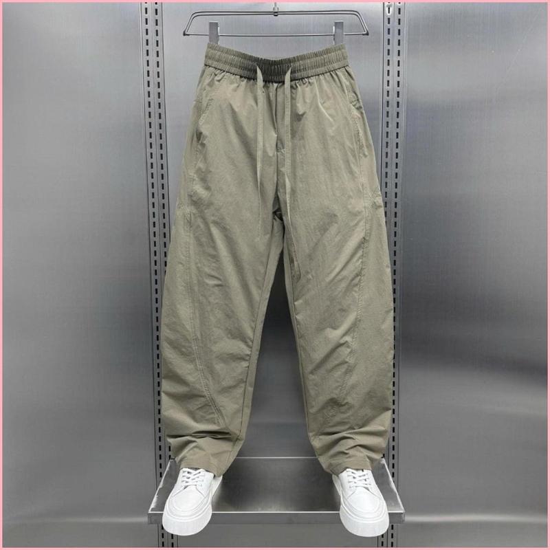 Quần Nam Ống Rộng Cao Cấp - Quần Gió Hàn - Chất Nhẹ Mặc Siêu Thoải Mái Dáng Baggy Unisex - QG237