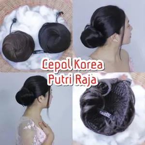 nadiSSE Sanggul Modern Instan model Putri Korea - Hair Bun