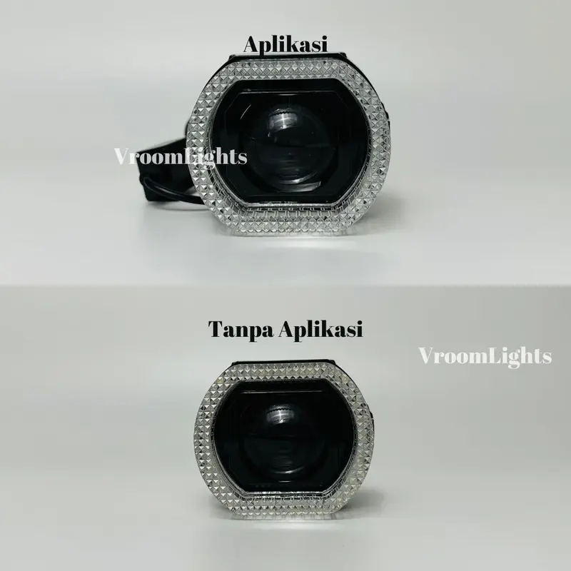 IBRIGHT Tipe ZE212 MEDIUM Projie Biled 3 Inch Akrilik 2 Warna 1