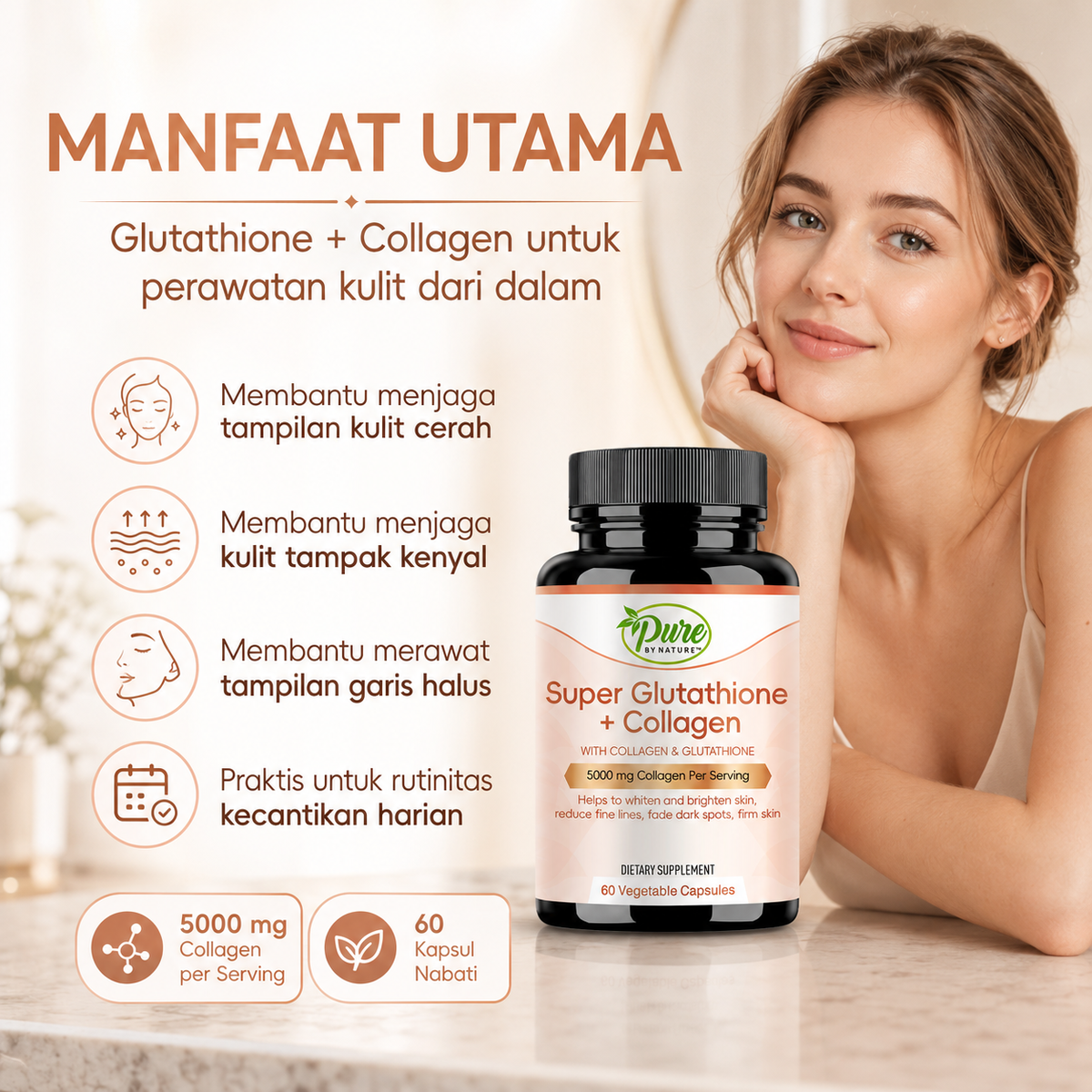 manfaat glutathione kapsul Replying to @anggun fitriya romadhon kalau kamu udah rutin konsumsi combo astaxanthin vitamin c untuk mencerahkan kulit? Komen ya  #infokesehatan #astaxanthin #mencerahkan #pencerahkulit Manfaat dan Aman Minum Glutathione