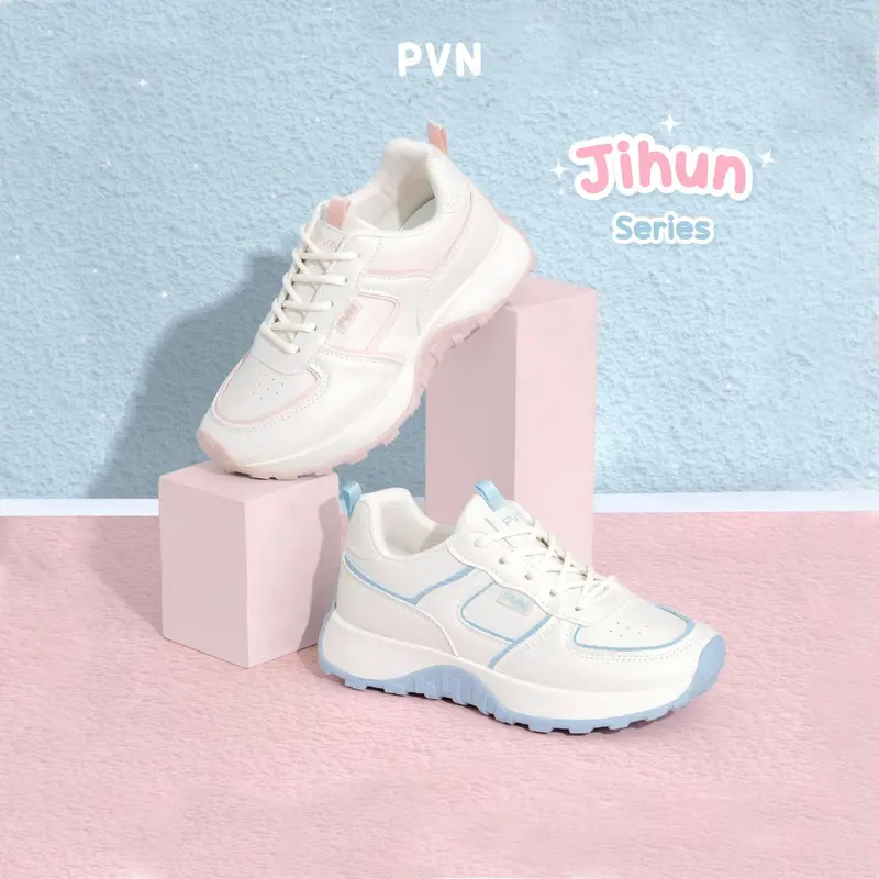 PVN Jihun Sepatu Sneakers Wanita Putih Sport Shoes 515 0