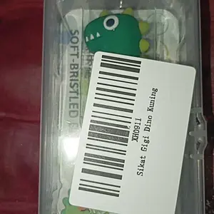 Momosee Sikat Gigi Anak 3-12 Tahun Motif Dino Training Tooth Brush For Kids Anti Slip XH092