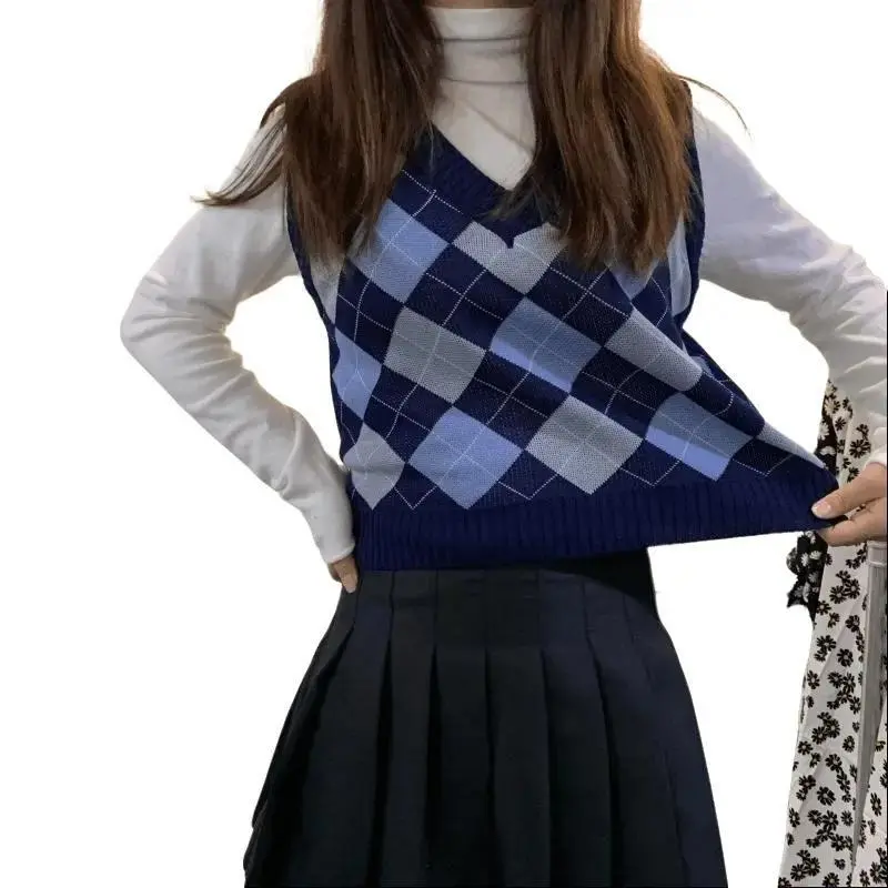 DEAR ONNIE Vest ROSE Rompi Rajut Pori Wajik  Atasan Wanita Crop Motif Panjang Top Outer Hitam Oversize baju ketupat korea
