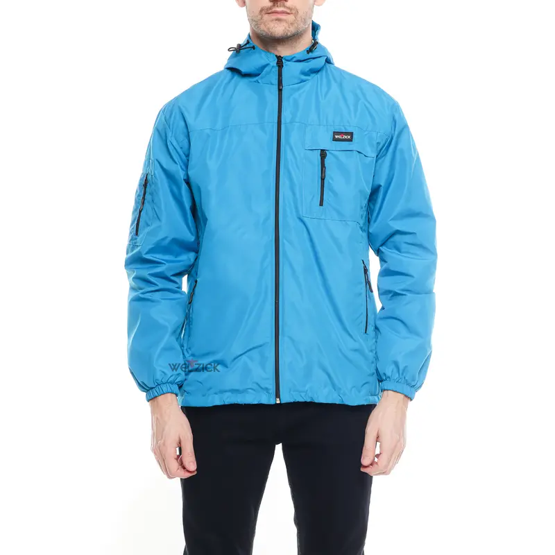 Welzick - Jaket Windbreaker Outdoor Pria Wanita Medium Jumbo - JGN002 Turkis 4