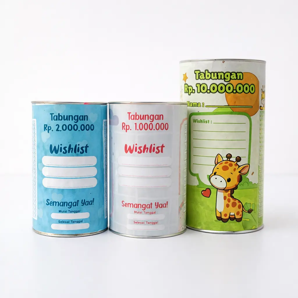 Celengan Target small Buka Tutup Permanen Celengan Small Celengan Anak Part 1