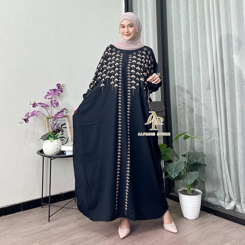 Kaftan Motif Aminah Rayon Premium Jumbo Ld 180 cm