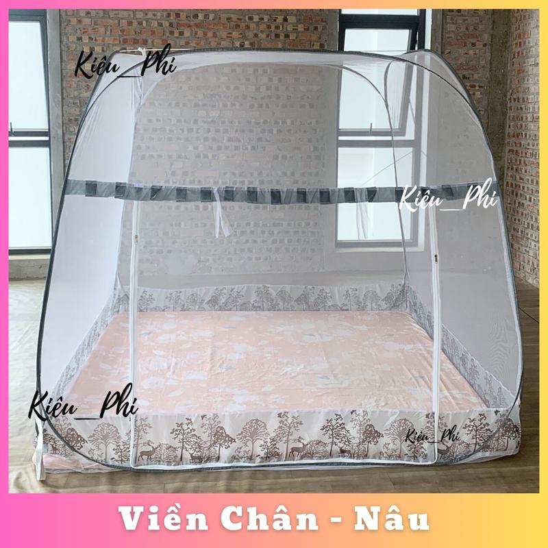 Màn chụp tự bung người lớn Kiều Phi - mùng chụp tự bung đỉnh vuông, đỉnh chóp ngủ chống muỗi cao cấp 1m2 1m6 1m8 2m2 gấp gọn thông minh
