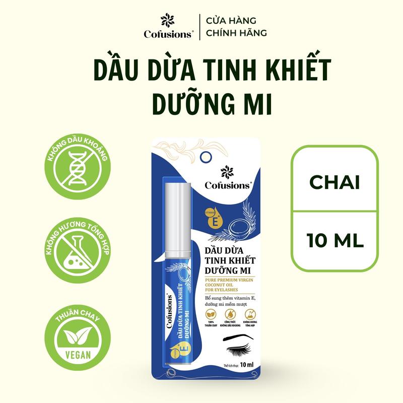 Dầu dừa Tinh Khiết Cofusions dưỡng mi 10ml