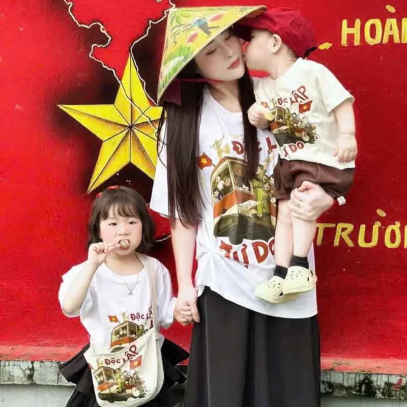 áo độc lập  tự  do cho gia đình