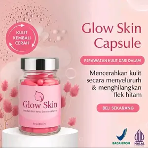 ORIGINAL PRODUK | GLOW SKIN |  WHITENING SUPPLEMENT |  GLUTATHIONE  |  COLLAGEN Mencerahkan Acid