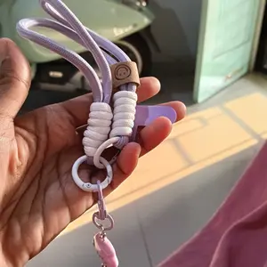 BISA COD G6620 Gantungan HP Tangan Motif Bintang Awan / Tali Liontin Bintang Awan Putih / Tali Gantung Kartun Lucu Rantai Pendek