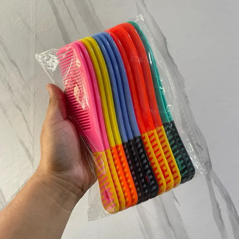Sisir Rambut Garis Gagang Besar Isi 12pcs - Alat Perawatan Rambut