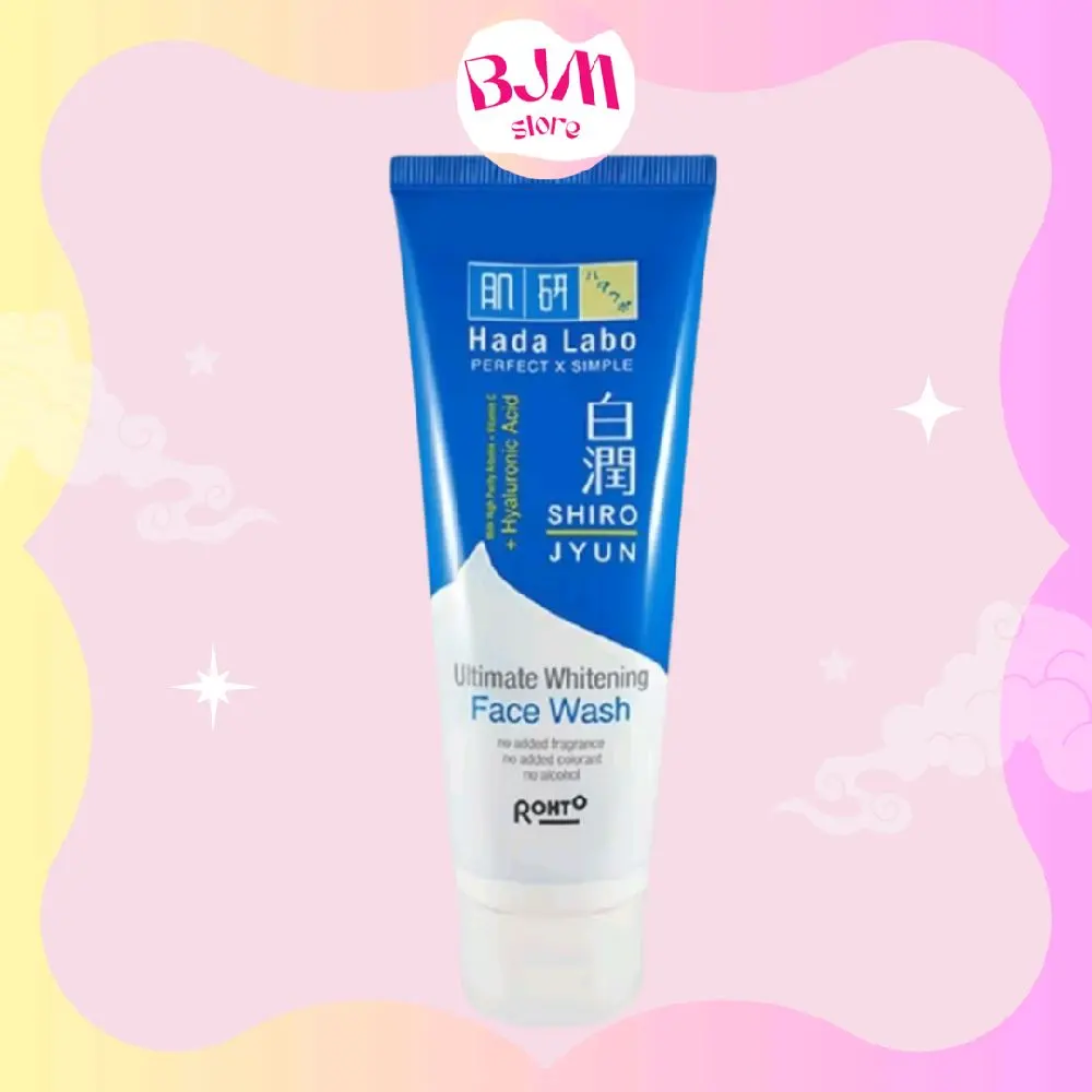 HADA LABO FACIAL WASH || Hada Labo Shirojyun Ultimate Whitening Face Wash 100 gr