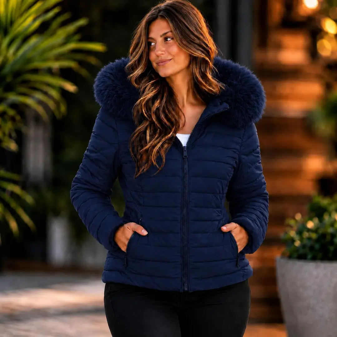 Jaqueta Feminina Puffer Forrada Premium | Quentinha, Leve e Estilosa