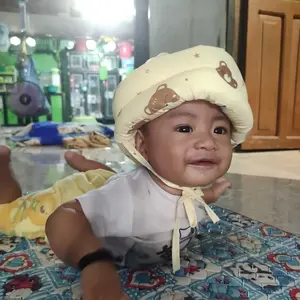 (Paket Hemat) Bantal dan Helm pelindung kepala bayi untuk merangkak dan berjalan Bunda Child Protector