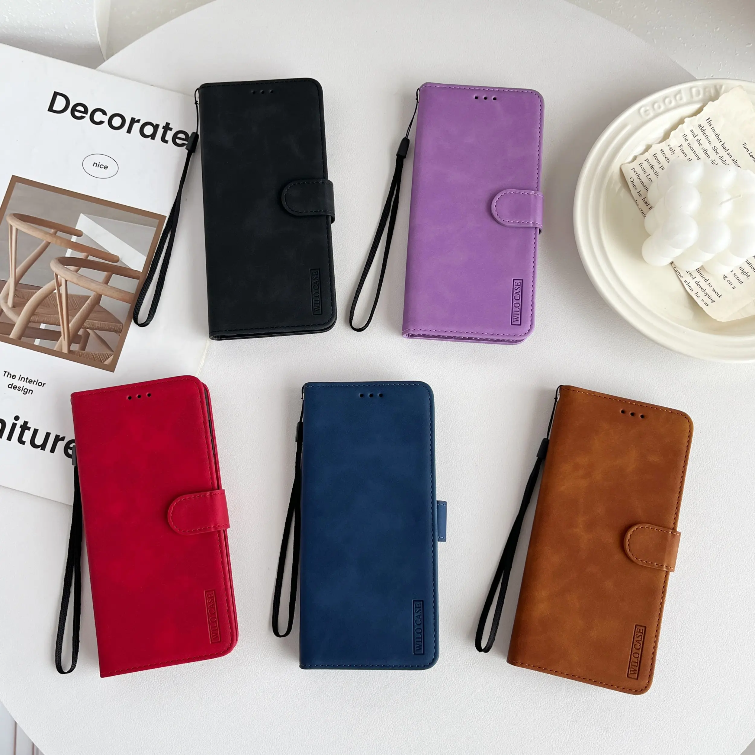 Wilocase (Tanyakan ketersedian Tipe Hp) CO = Ketik Tipe Hp di kolom (Pesan Optional) untuk Penjual , premium quality leather case flip wallet shockproof phone cover case