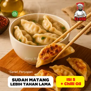 Gyoza Pangsit Wonton Chilie Oil Frozen Pedas Gurih Cemilan Viral Frozenfood By kang Kebab
