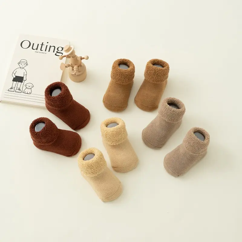 Asco Kaos Kaki Anak Bayi Balita Antislip Blush Kaki Baby Kids Socks Kaos Kaki Musim Dingin Tebal Kaus Kaki Anak 1 - 3 Tahun 3
