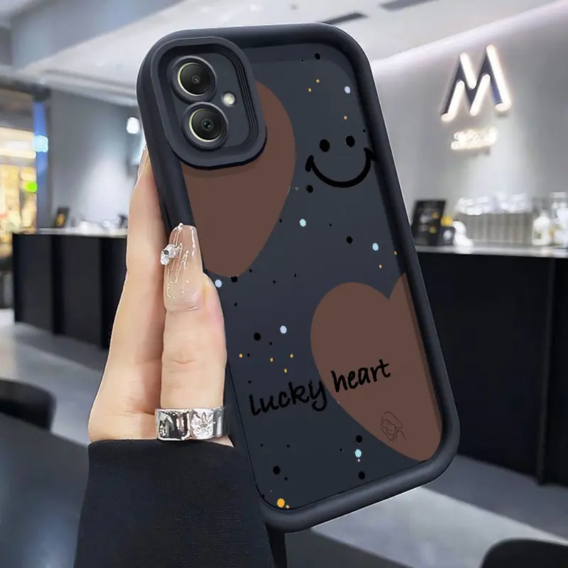 Casing Hp Untuk Samsung Galaxy A06 A05 A05s M05 F05 Case Kartun Hati Lucu Casing ponsel silikon lembut kasing  Anti guncangan Cesing pelindung lensa Penutup Softcase Kesing 0